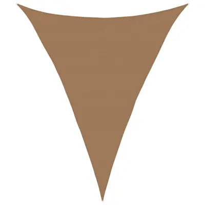 vidaXL Senčno jadro 160 g/m² taupe 5x6x6 m HDPE