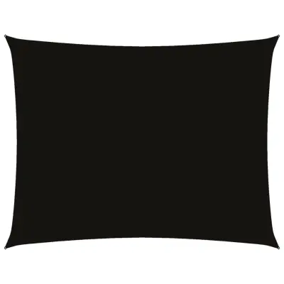 vidaXL Senčno jadro oksford blago pravokotno 2x3,5 m črno