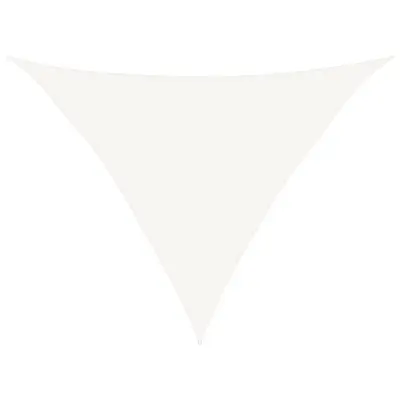 vidaXL Senčno jadro 160 g/m² belo 5x5x6 m HDPE