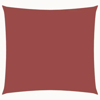 vidaXL Senčno jadro oksford blago kvadratno 4,5x4,5 m terakota