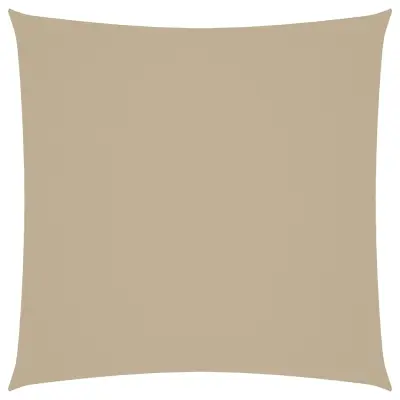 vidaXL Senčno jadro oksford blago kvadratno 6x6 m bež