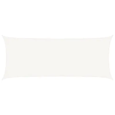 vidaXL Senčno jadro 160 g/m² belo 2x4,5 m HDPE