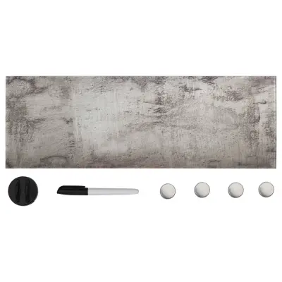 vidaXL Stenska magnetna tabla iz stekla 60x20 cm