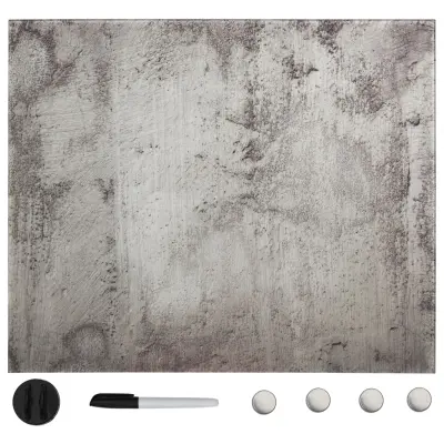 vidaXL Stenska magnetna tabla iz stekla 40x40 cm
