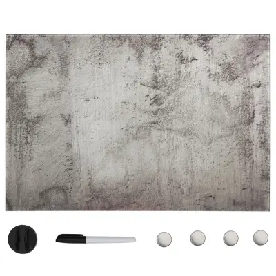 vidaXL Stenska magnetna tabla iz stekla 50x30 cm