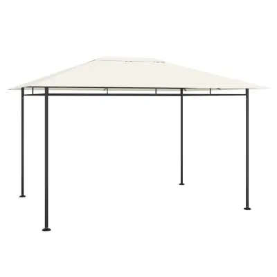 vidaXL Paviljon 384x281x270 cm krem 180 g/m²