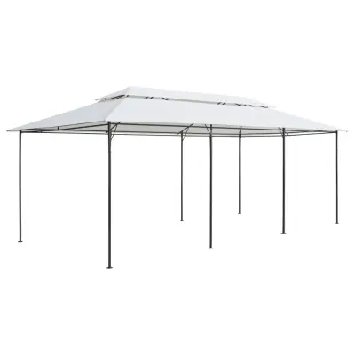 vidaXL Paviljon 600x298x270 cm bel 180g/m²