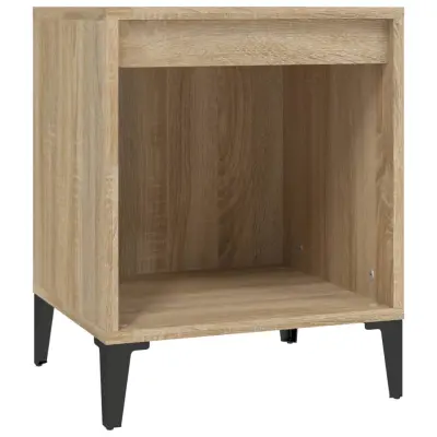 vidaXL Nočna omarica Sonoma hrast 40x35x50 cm