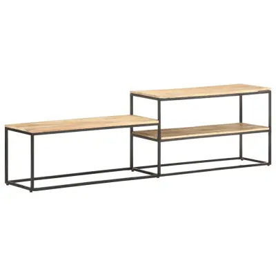 vidaXL TV omarica 180x30x50 cm robusten mangov les