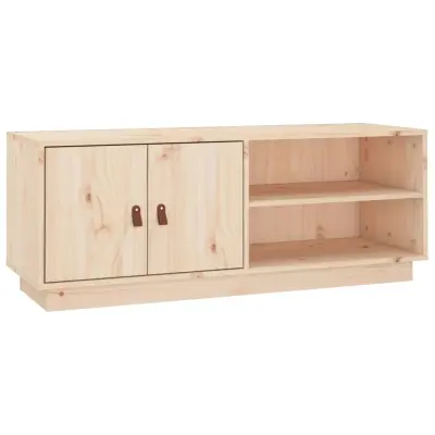 vidaXL TV omarica 105x34x40 cm trdna borovina