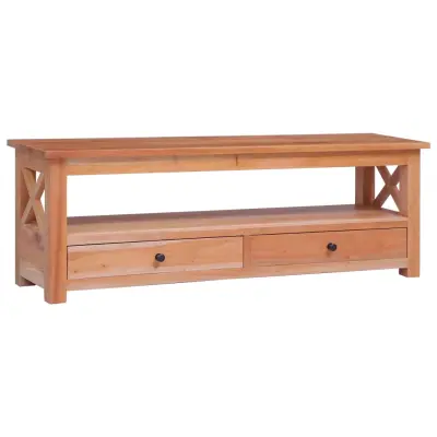 vidaXL TV omarica 120x30x40 cm trden mahagonijev les