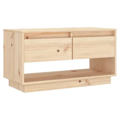 vidaXL TV omarica 74x34x40 cm trdna borovina
