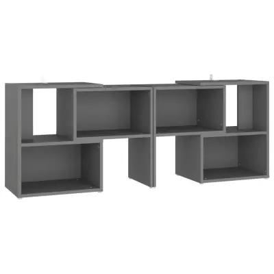 vidaXL TV omarica siva 104x30x52 cm iverna plošča