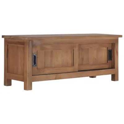 vidaXL TV omarica 90x30x35 cm trdna tikovina