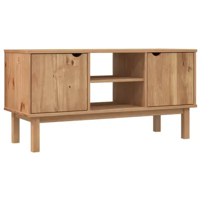 vidaXL TV omarica OTTA 113,5x43x57 cm trdna borovina