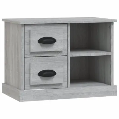 vidaXL Nočna omarica Siva sonoma 60x35,5x45 cm