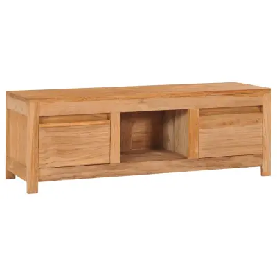 vidaXL TV omarica 100x30x35 cm trdna tikovina