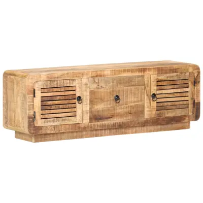 vidaXL TV omarica 120x30x40 cm robusten mangov les