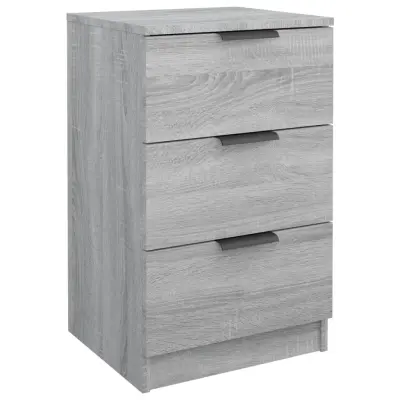 vidaXL Nočna omarica siva sonoma 40x36x65 cm
