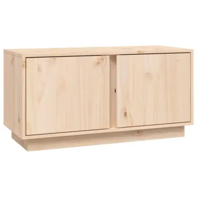 vidaXL TV omarica 80x35x40,5 cm trdna borovina