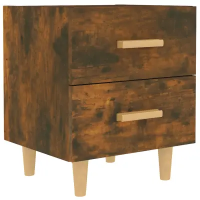 vidaXL Nočna omarica dimljeni hrast 40x35x47,5 cm