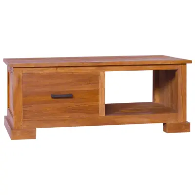 vidaXL TV omarica 90x50x37 cm trdna tikovina