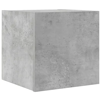 vidaXL Stenska TV omarica betonsko siva 30,5x30x30 cm