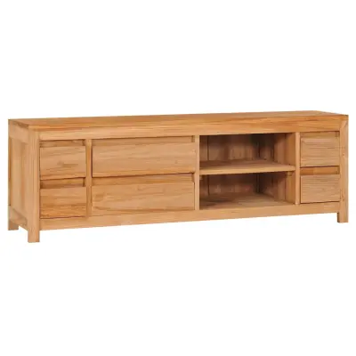 vidaXL TV omarica 120x30x40 cm trdna tikovina