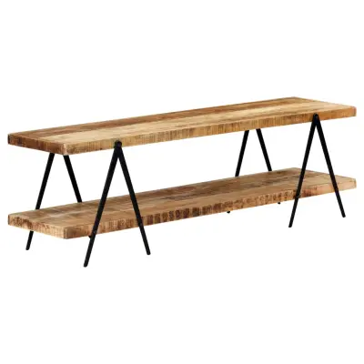 vidaXL TV omarica 160x40x50 cm trden mangov les