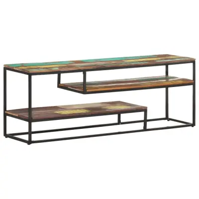vidaXL TV omarica 130x30x45 cm trden akacijev les
