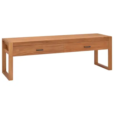vidaXL TV omarica 140x40x45 cm tikovina