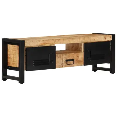 vidaXL TV omarica 120x30x40 cm trden mangov les