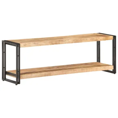 vidaXL TV omarica 120x30x40 cm robusten mangov les