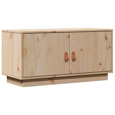 vidaXL TV omarica 80x34x40 cm trdna borovina