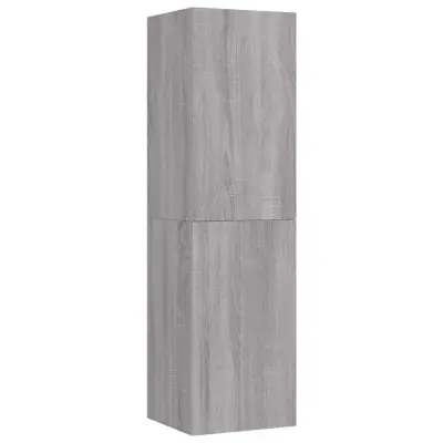 vidaXL Stenska TV omarica siva sonoma 30,5x30x110 cm