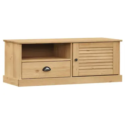 vidaXL TV omarica VIGO 106x40x40 cm trdna borovina