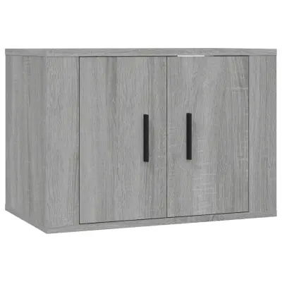 vidaXL Stenska TV omarica siva sonoma 57x34,5x40 cm