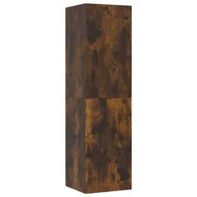 vidaXL Stenska TV omarica dimljeni hrast 30,5x30x110 cm