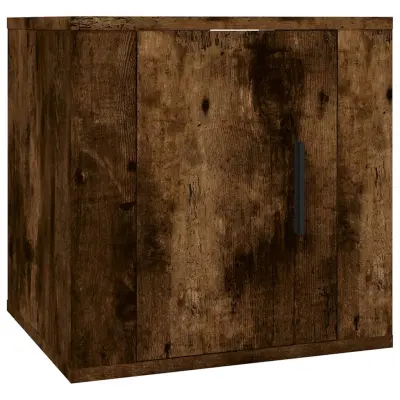 vidaXL Stenska TV omarica dimljen hrast 40x34,5x40 cm