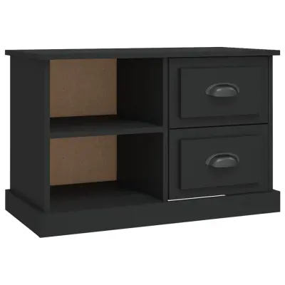 vidaXL TV omarica črna 73x35,5x47,5 cm inženirski les