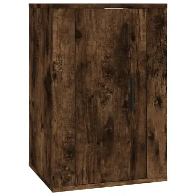 vidaXL Stenska TV omarica dimljen hrast 40x34,5x60 cm