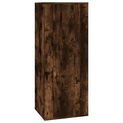 vidaXL Stenska TV omarica dimljen hrast 40x34,5x100 cm