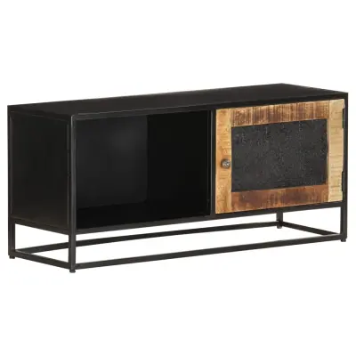 vidaXL TV omarica 90x30x40 cm robusten mangov les