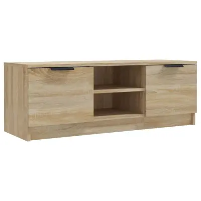 vidaXL TV omarica sonoma hrast 102x35x36,5 cm inženirski les