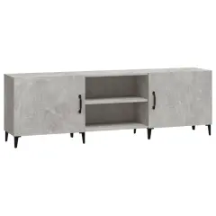 vidaXL TV omarica betonsko siva 150x30x50 cm inženirski les