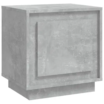 vidaXL Nočna omarica betonsko siva 44x35x45 cm inženirski les