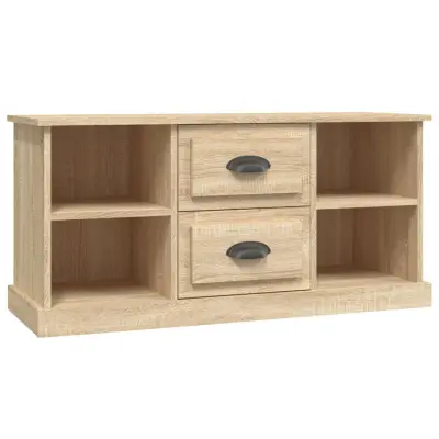 vidaXL TV omarica sonoma hrast 99,5x35,5x48 cm inženirski les