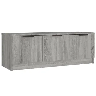 vidaXL TV omarica siva sonoma 102x35x36,5 cm inženirski les