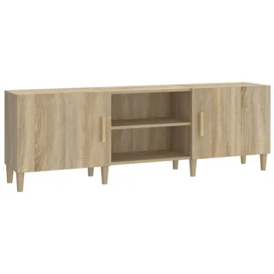 vidaXL TV omarica sonoma hrast 150x30x50 cm konstruiran les