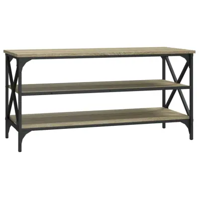 vidaXL TV omarica sonoma hrast 100x40x50 cm inženirski les